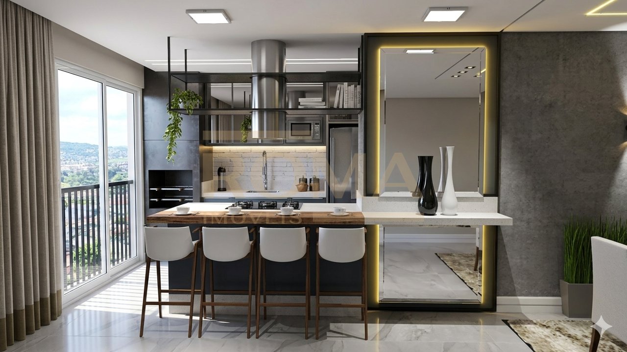 APARTAMENTO MODERNO COM VISTA DA CIDADE — foto 2