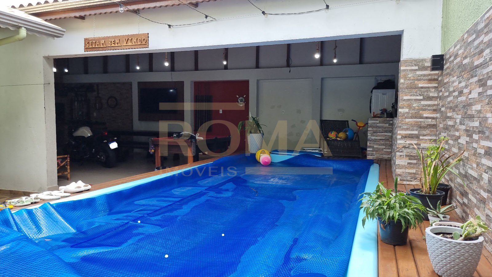 CASA COM SALÃO E PISCINA COBERTA AQUECIDA  — foto 5