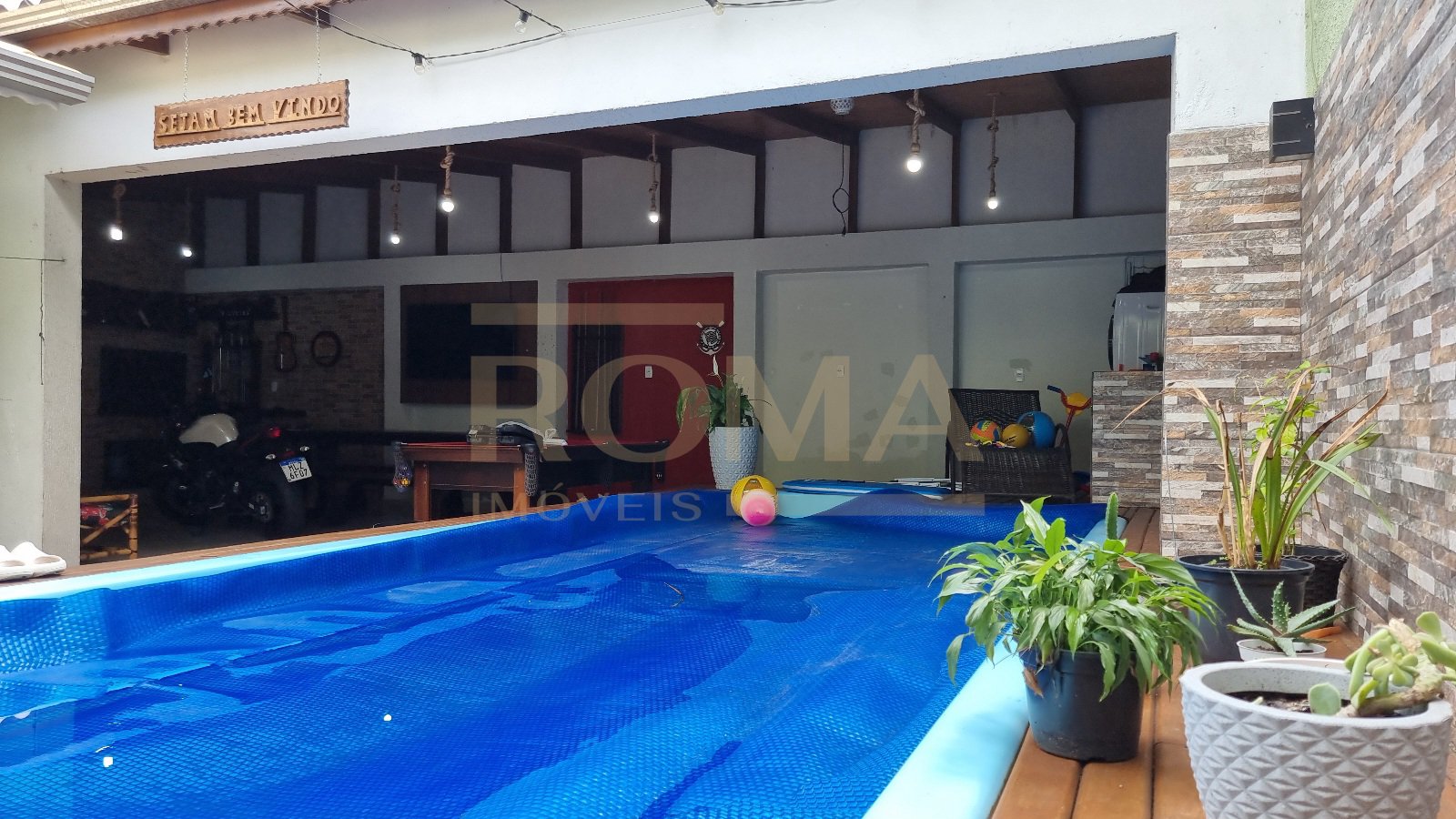 CASA COM SALÃO E PISCINA COBERTA AQUECIDA  — foto 33